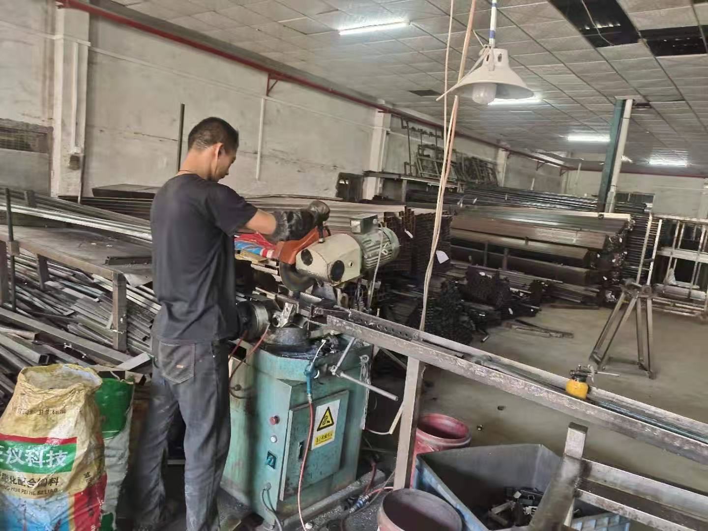 管材加工现场实拍